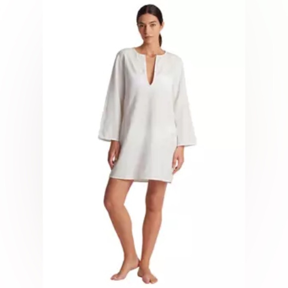 Lauren Ralph Lauren White Tunic Swim cover up